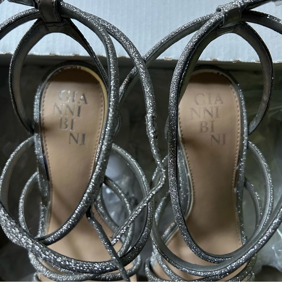 Silver Gianni Bini Heels - Picture 4 of 7